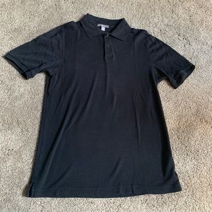 Black 2 button T-shirt